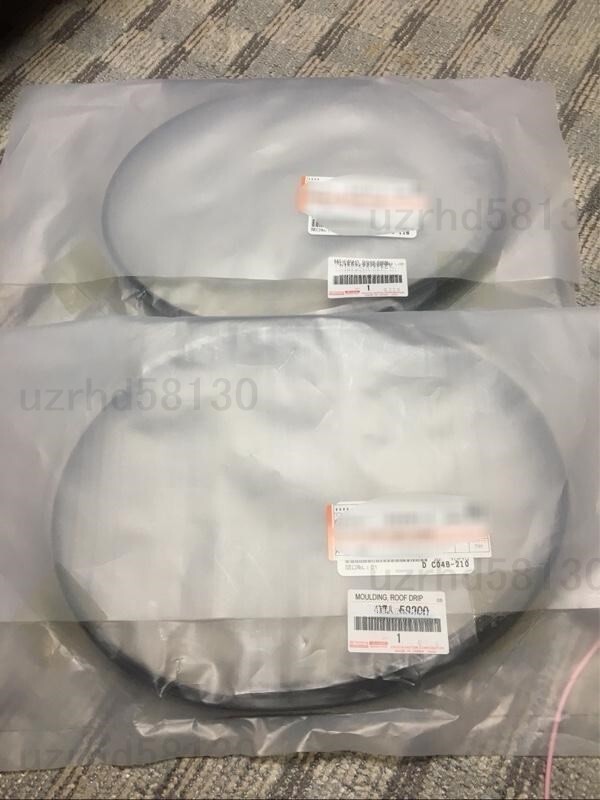 トヨタ純正 ヴィッツ KSP NSP NCP130系 ルーフ ドリップ サイドフィニッシュ モールディング 左右セット TOYOTA拍卖