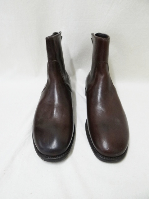 NARRATIVE ナラティブ 新品未使用 ZIP UP BOOTS BROWN 40サイズ拍卖