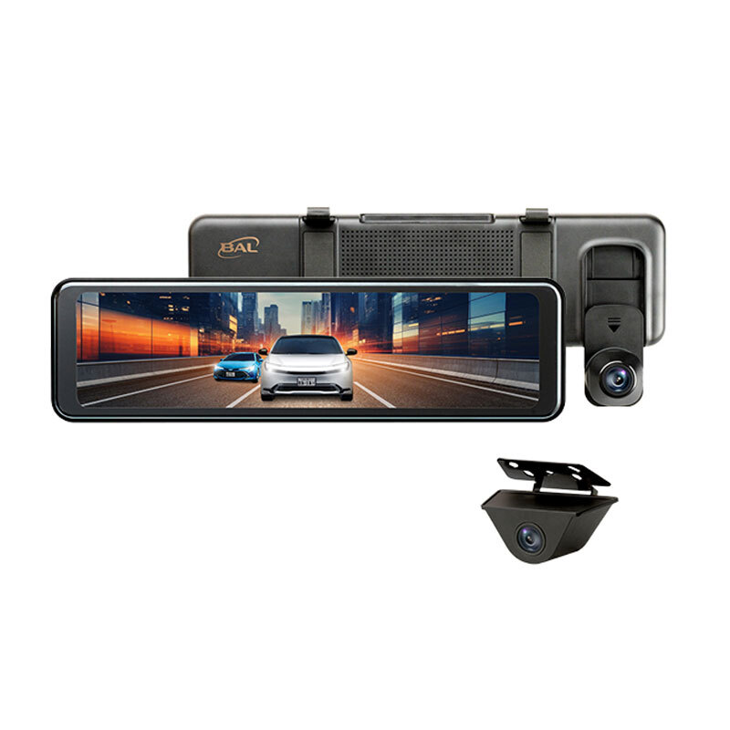 ミラー型 ドライブレコーダー BALUCE3 前後録画式 200万画素 10.88V型 前面液晶 12V/24V 夜間も鮮明な映像 バルーチェ3 大橋産業 5710拍卖