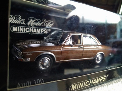 PMA 1/43 Audi アウディ100 1969-75 (ブラウンM)拍卖