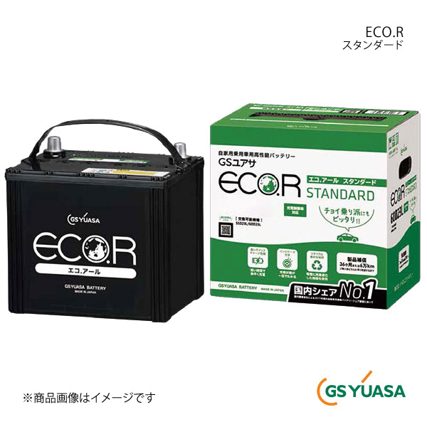 GS YUASA GSユアサ バッテリー ECO.R/エコ.アール スタンダード 1個 クボタ(建機) パワーショベル KH007/KH012/KX012 品番:EC-40B19R-ST-EA拍卖