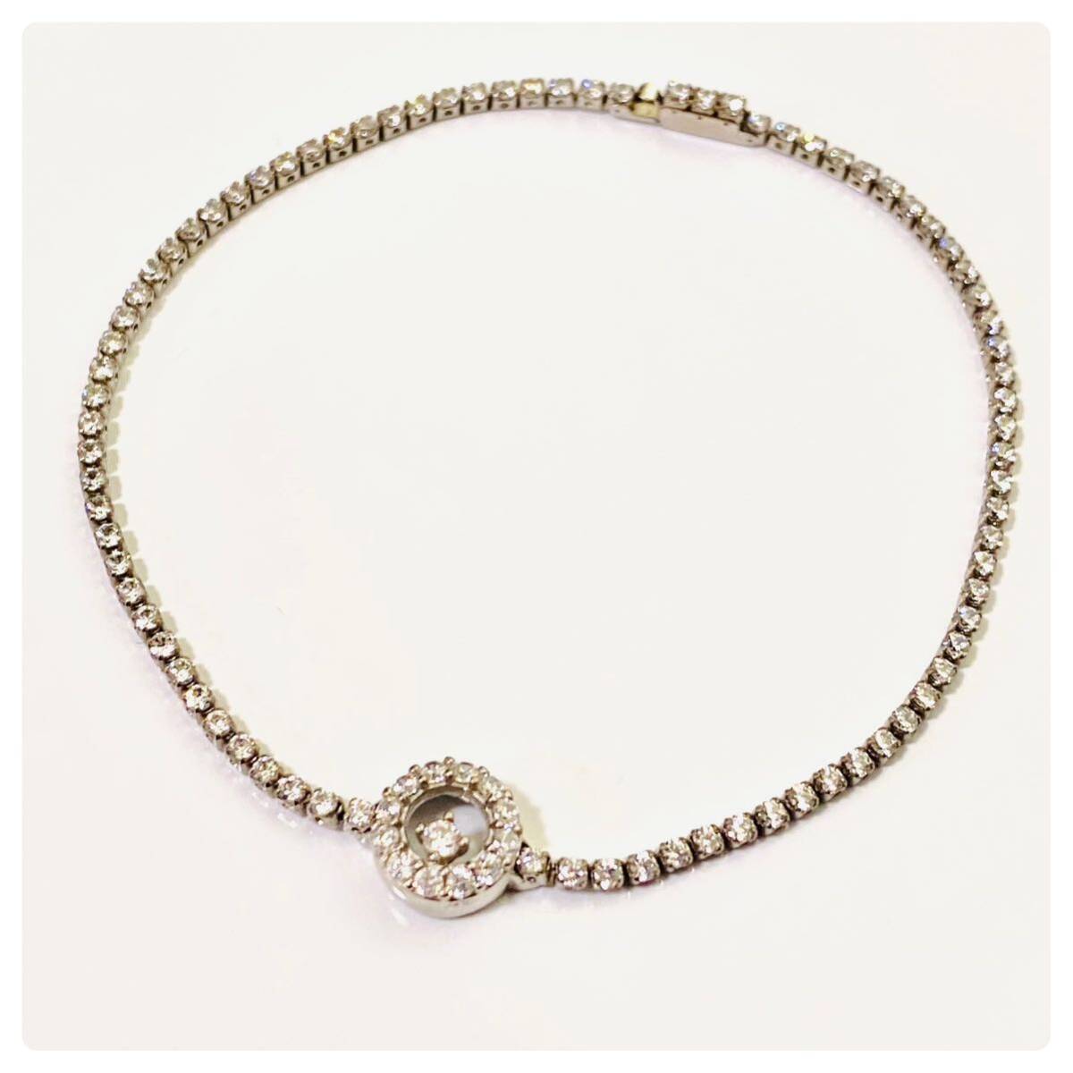 シルバー925 sterling スターリング デザイン テニスブレスレット拍卖