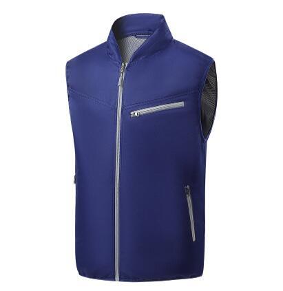 【24V超高出力】空調作業服 ファン付き ベスト 30000mAh大容量バッテリー付属 ベスト ファン付き作業服 23-72/ 青 M拍卖