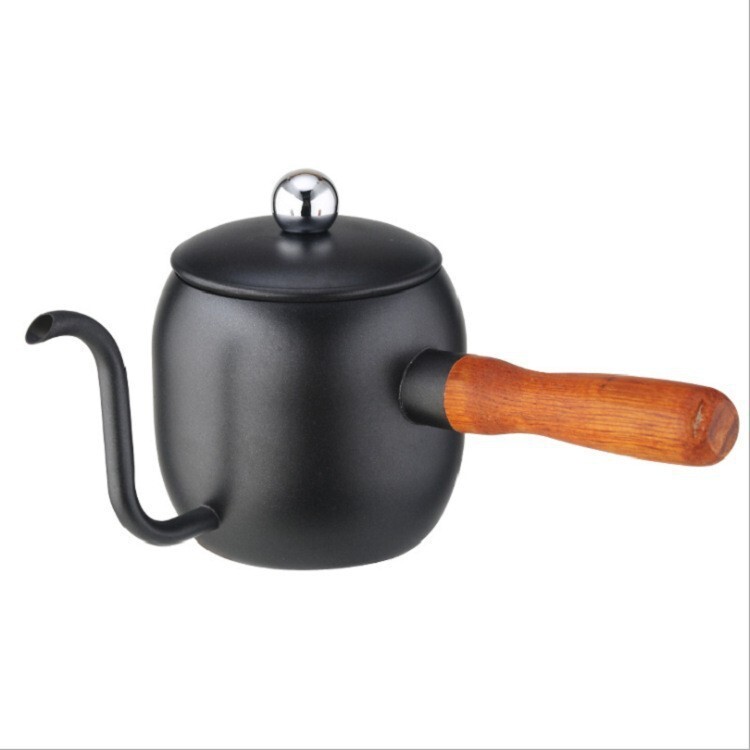 新品 2色 ケトル ロングスパウトケトル ステンレス 鋼 コーヒーポット コーヒードリップケトル 500ml 選べる ブラック拍卖