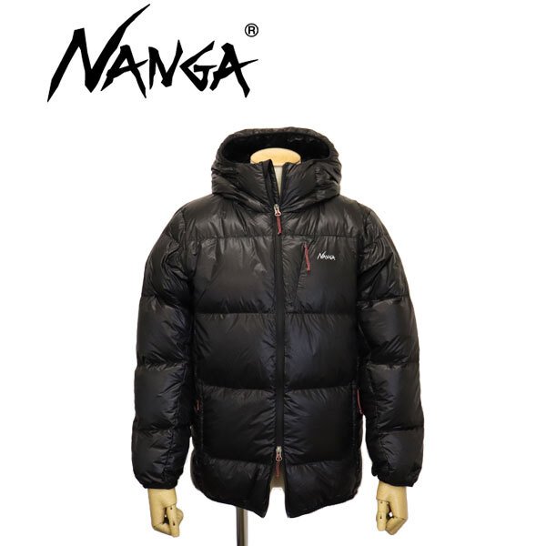 NANGA (ナンガ) ND2241-1A307 MOUNTAIN LODGE DOWN HOODIE JKT メンズ マウンテンロッジ ダウンフード ジャケット BLACK M N011拍卖