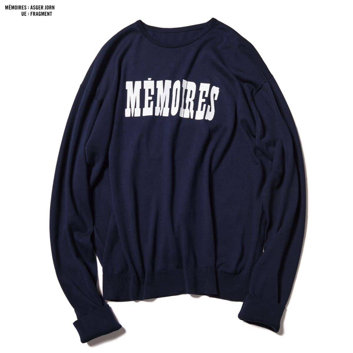 【レターパックプラス対応】 uniform experiment UE ユニフォームエクスペリメント SOPHNET ASGER JORN MEMORIES CREWNECK KNIT ニット拍卖