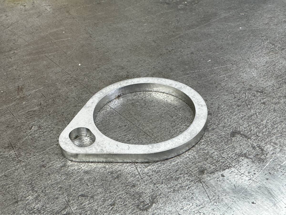新品 ハーレーダビトッソン ショベルヘッド用エキゾーストフランジ ステンレス製拍卖