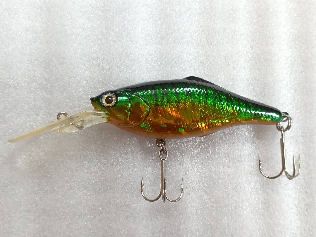 美品 ベルズ スーパーシャッド70SP #レーザーホットタイガー BELLS SUPER-SHAD70 サスペンドシャッド 鈴木知司 ウッディーベル 本山博之拍卖