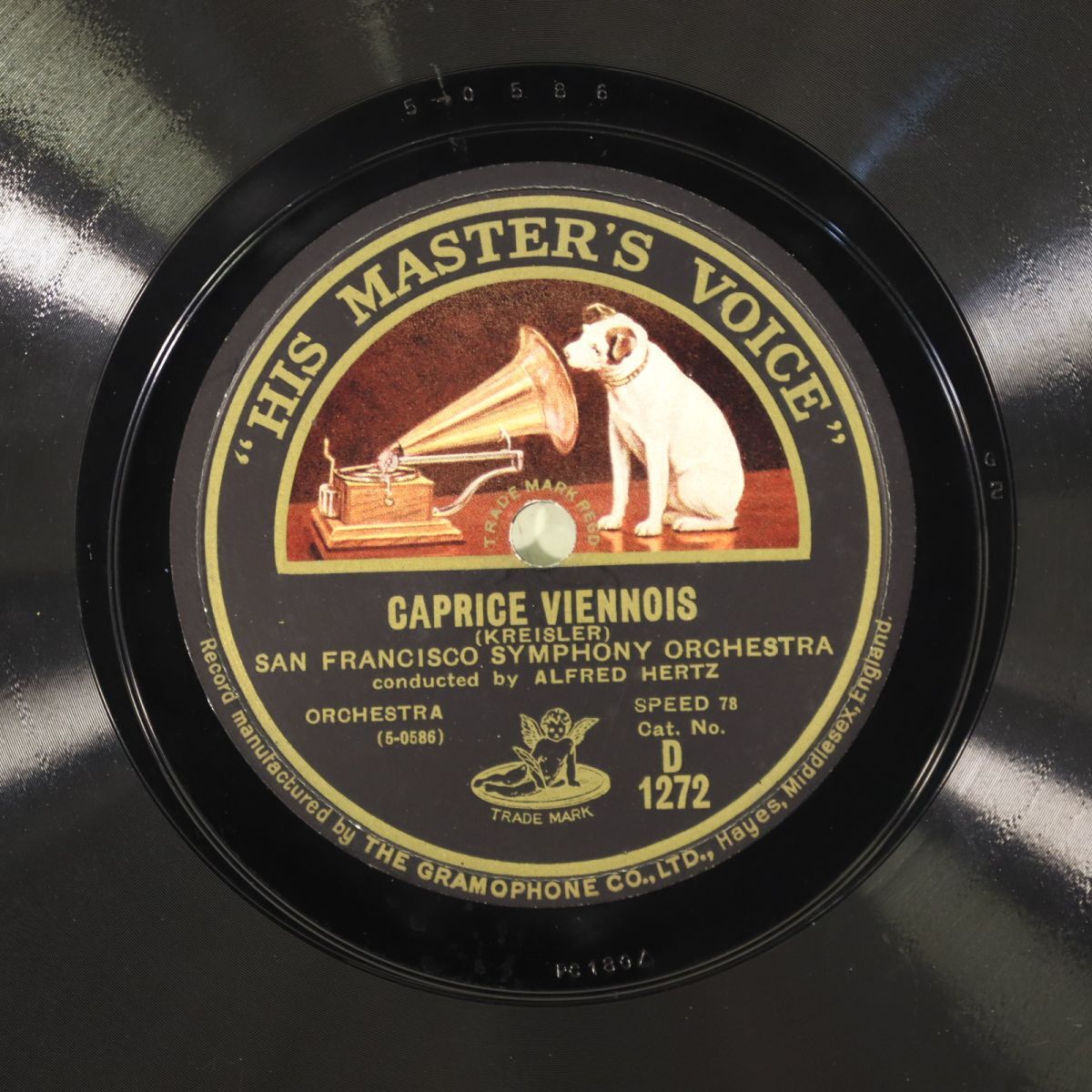 Sa04/SP盤/ヘルツ指揮/サンフランシスコ響/クライスラー:ウィーン奇想曲/ドリーブ:コッペリア/D1272拍卖