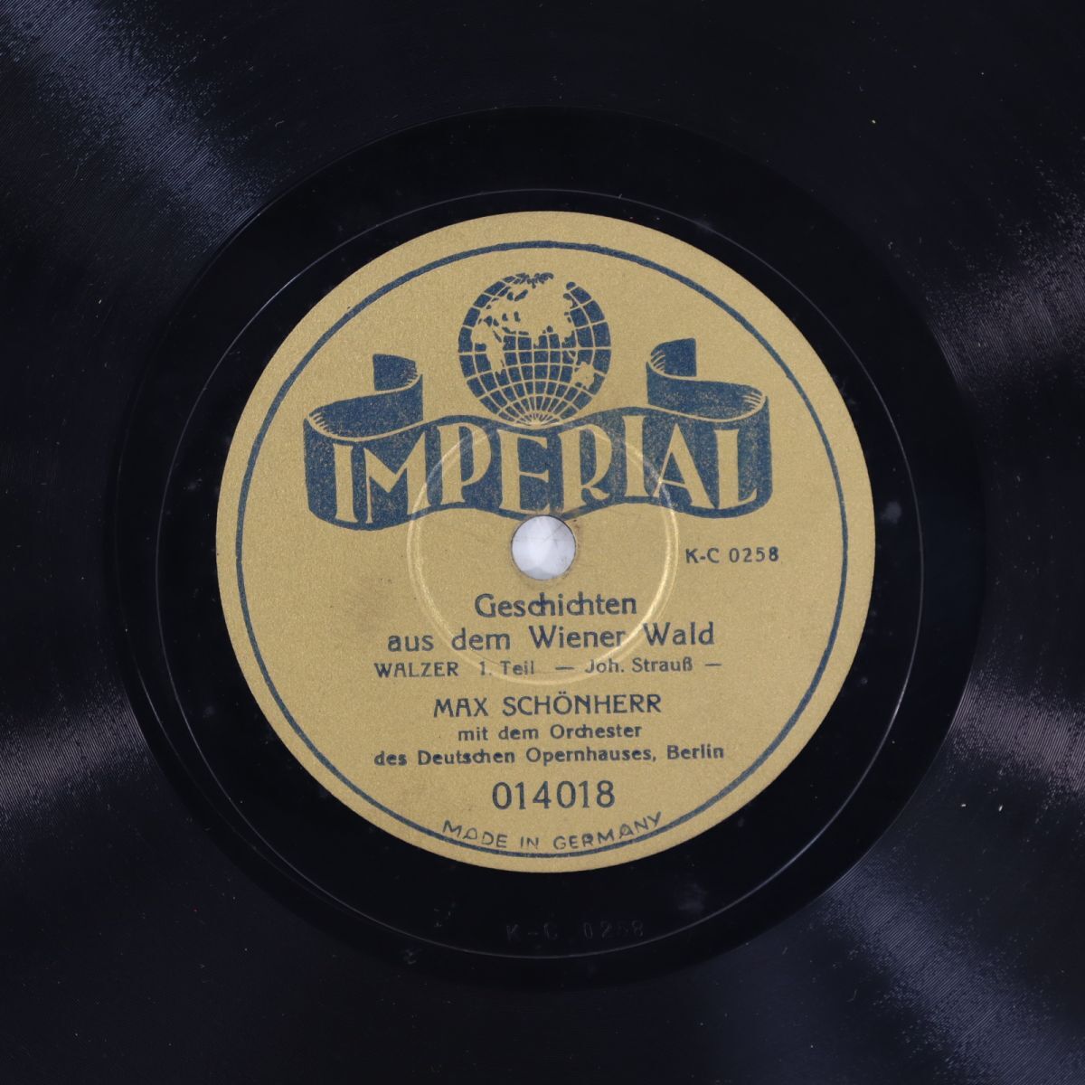 Sa03/SP盤/独インペリアル/マックス・シェンヘル指揮/ベルリン歌劇場管/y.シュトラウス2世:ウィーンの森の物語/014018拍卖