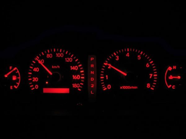 IPSUM イプサム SXM10G/SXM15G メーターパネル用 LED球 1台分セット! レッド拍卖