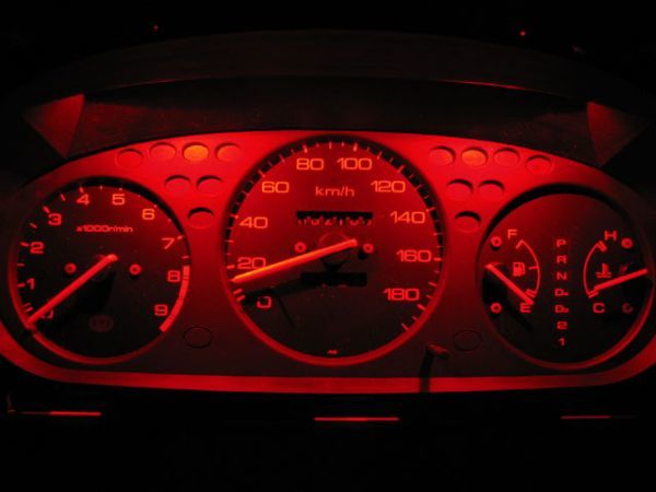 CIVIC シビック EK4 メーターパネル用 LED球 1台分セット! レッド拍卖