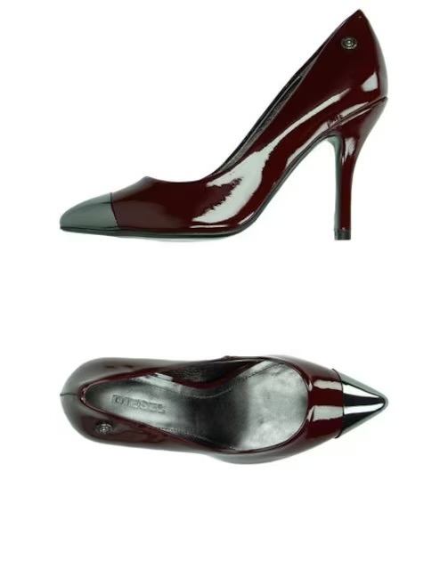 DIESELディーゼル☆本革ボルドーパンプス拍卖