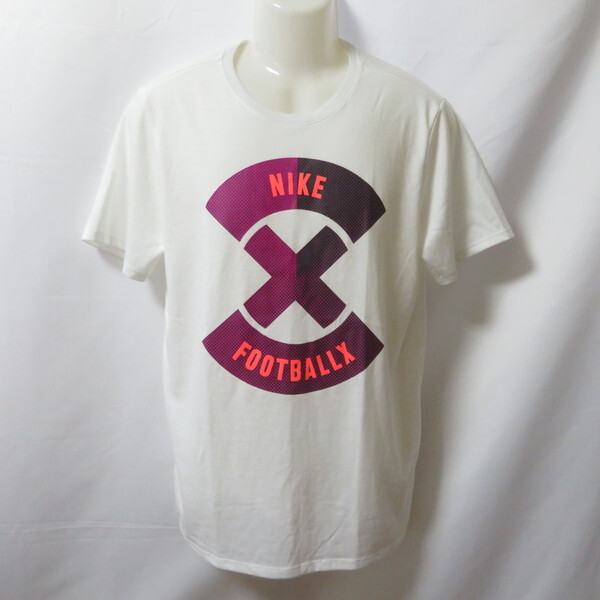 古着 メンズL NIKE/ナイキ Tシャツ 半袖 スポーツMIX カジュアル ホワイト/ピンク/パープル/ブラック/ドット 842190-100拍卖