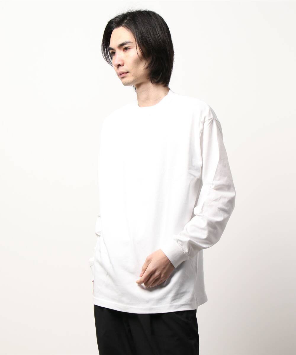 新品 United Athle ユナイテッドアスレ 6.2オンス プレミアム ロングスリーブ Tシャツ XXL ホワイト 長袖 クルーネック 無地 丸銅 コーマ糸拍卖