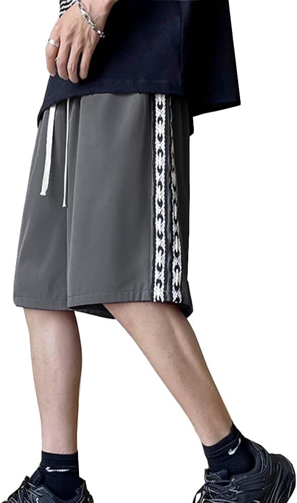 スポーツ ハーフパンツ パンツ 夏服 メンズ ショートパンツ 無地 L拍卖