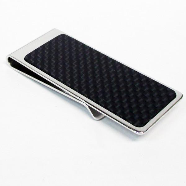 マネークリップ カーボンシルバー 50831060/3756 日本製/送料無料メール便 箱無し拍卖