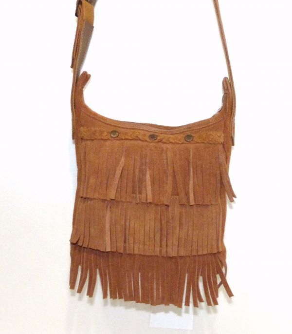 MINNETONKA(ミネトンカ) スエード ショルダーバッグ 840292-302G拍卖