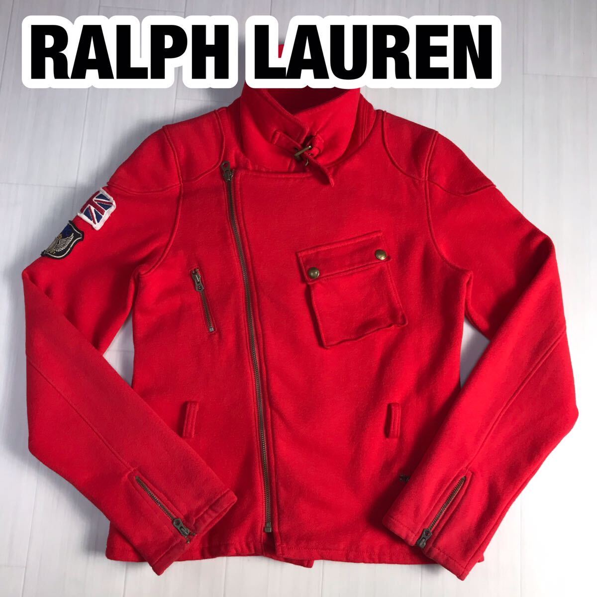 RALPH LAUREN ラルフローレン ジャケット ユースサイズ XL(16) レッド拍卖