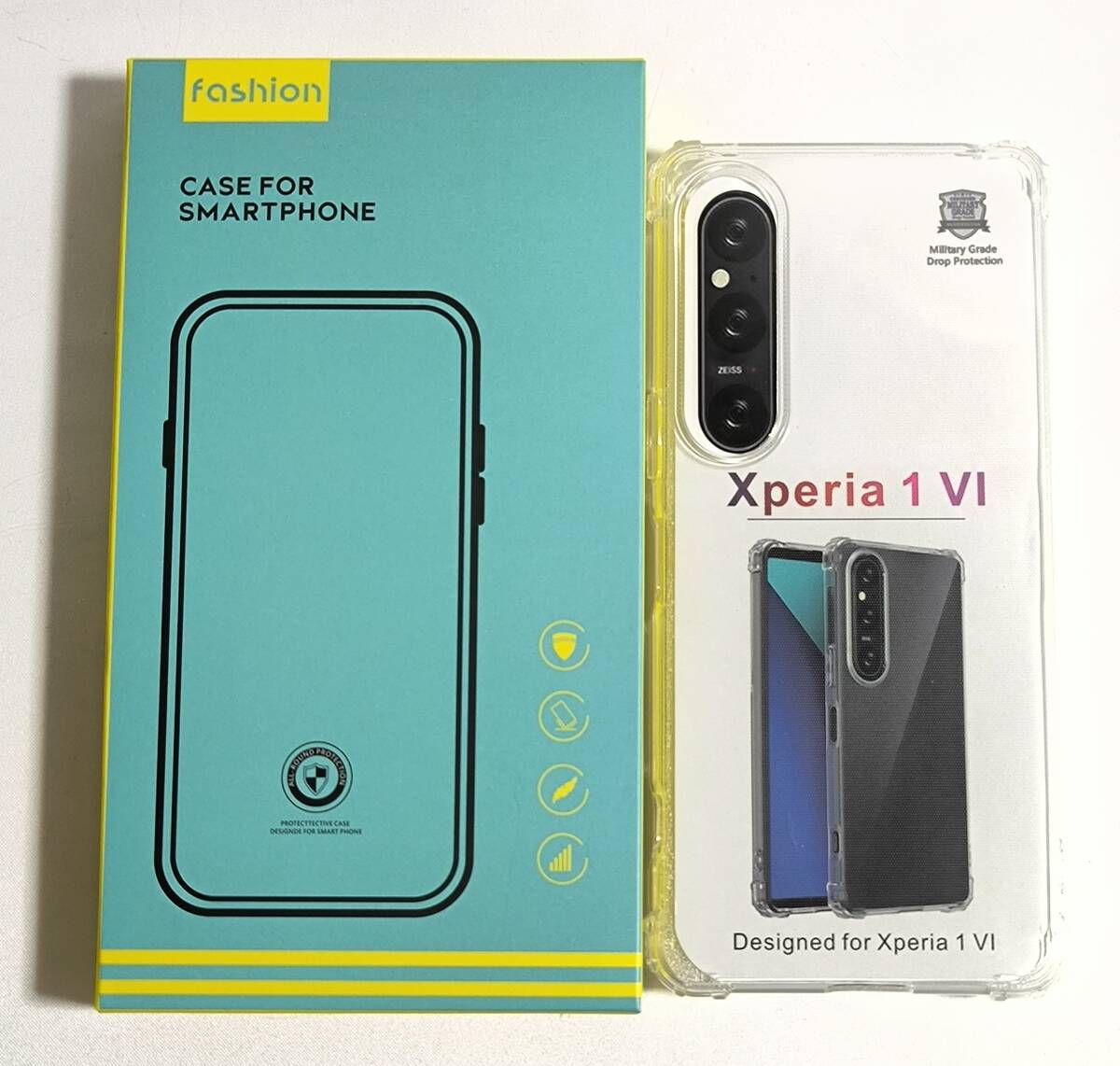 Xperia 1 VI スマホケース TPU素材クリアケース 頑丈な4角強化版 内側マイクロドット加工★☆拍卖