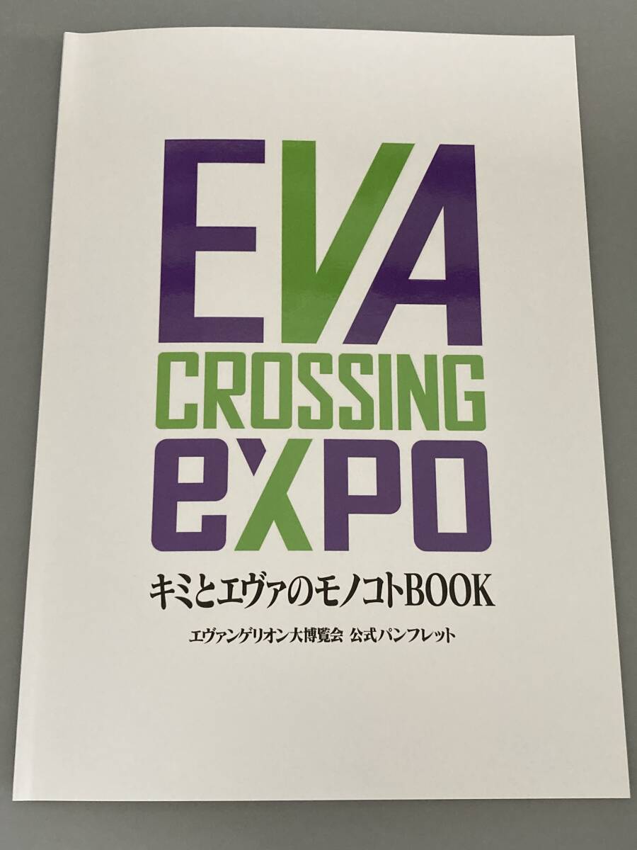 【美品】EVA CROSSING EXPO エヴァンゲリオン大博覧会 パンフレット レイ アスカ シンジ カヲル 新世紀エヴァンゲリオン拍卖