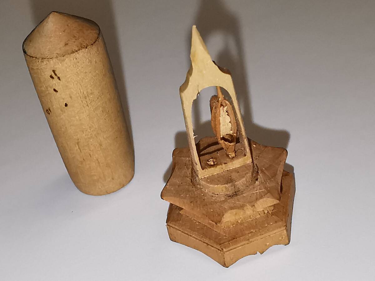 ◆ 米粒人形 米粒ミニ芸術 ミニ彫刻◆贈呈品 当時物 ジャンク品(1体欠品) 1970年代拍卖