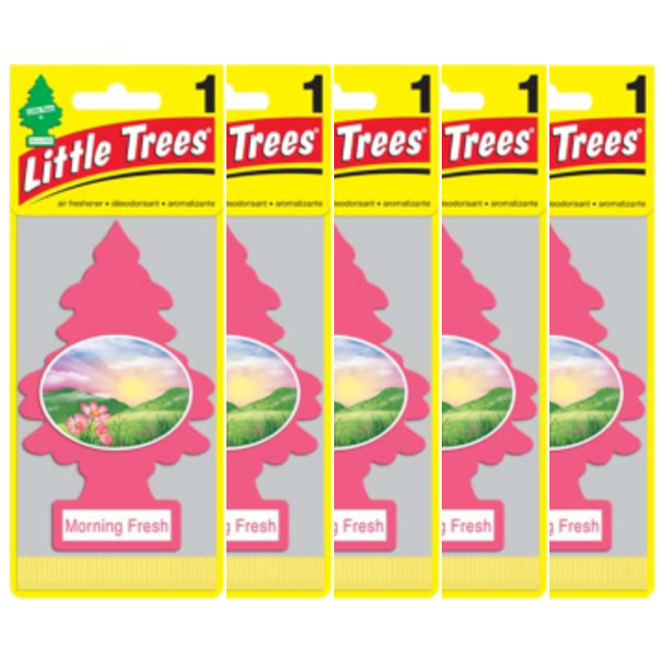 Little Trees リトルツリー エアフレッシュナーモーニングフレッシュ Morning Fresh 釣り下げ式芳香剤 5枚セット拍卖