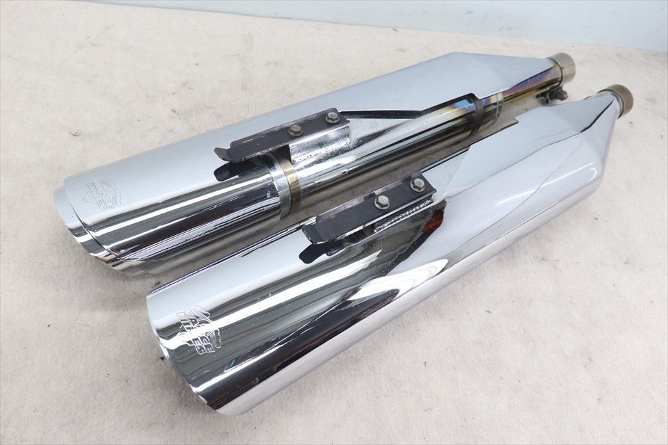 327524 ハーレー ツーリング ~16年 バンス&ハインズ ツインスラッシュ モンスター スリップオン マフラー サイレンサー 拍卖