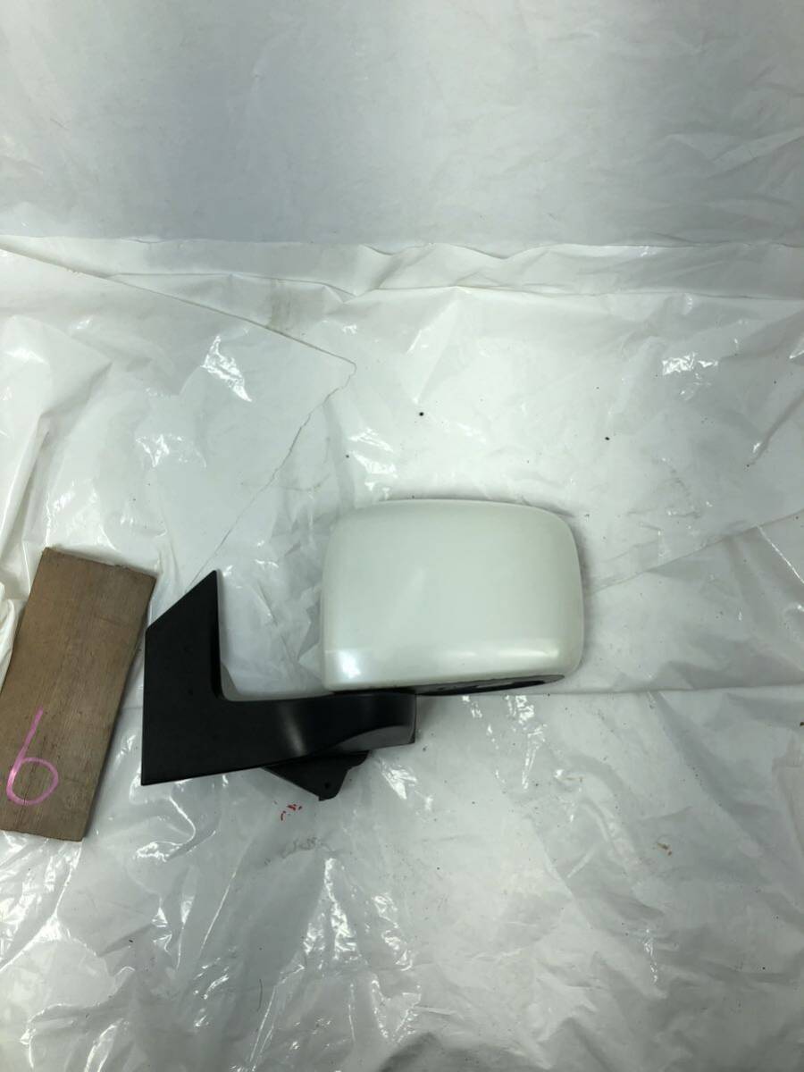 h6.25 MH21S ワゴンR 左ドアミラー パール 左側助手席側 Z7T 5ピン 白ホワイト 21年拍卖