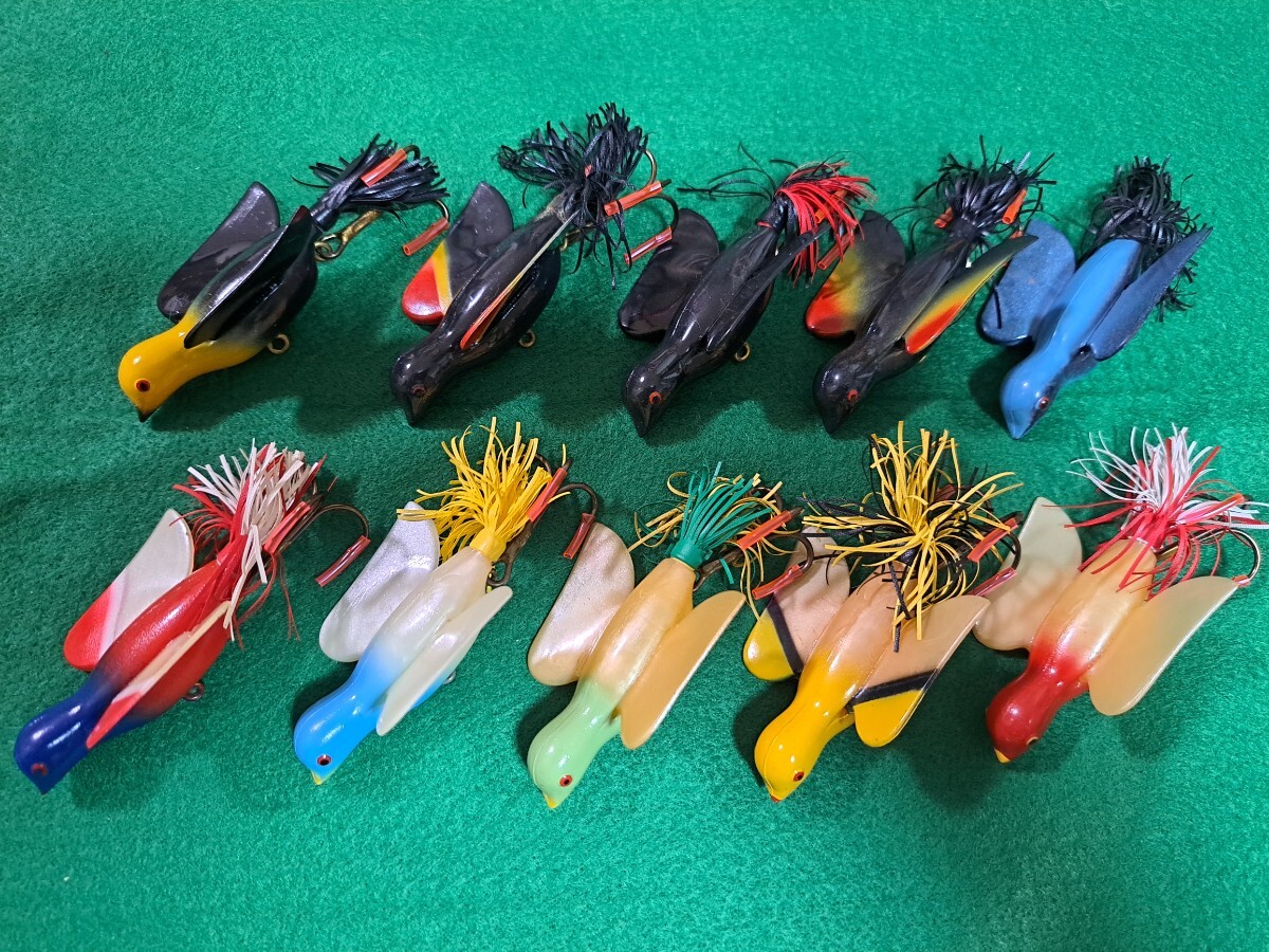 超激レア★オールド バスバード10個セット★オールドビル ルイス★B級ルアー★検/オールドヘドン.フラポッパー.ジッターバグ.バルサ50拍卖