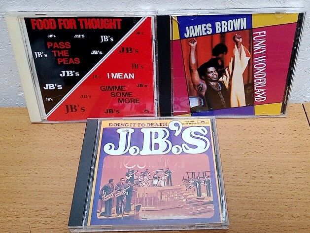 James Brown / Food For Thought + Doing It to Death + Funky Wonderland 3枚セット ジェームス・ブラウン J.B.'s拍卖