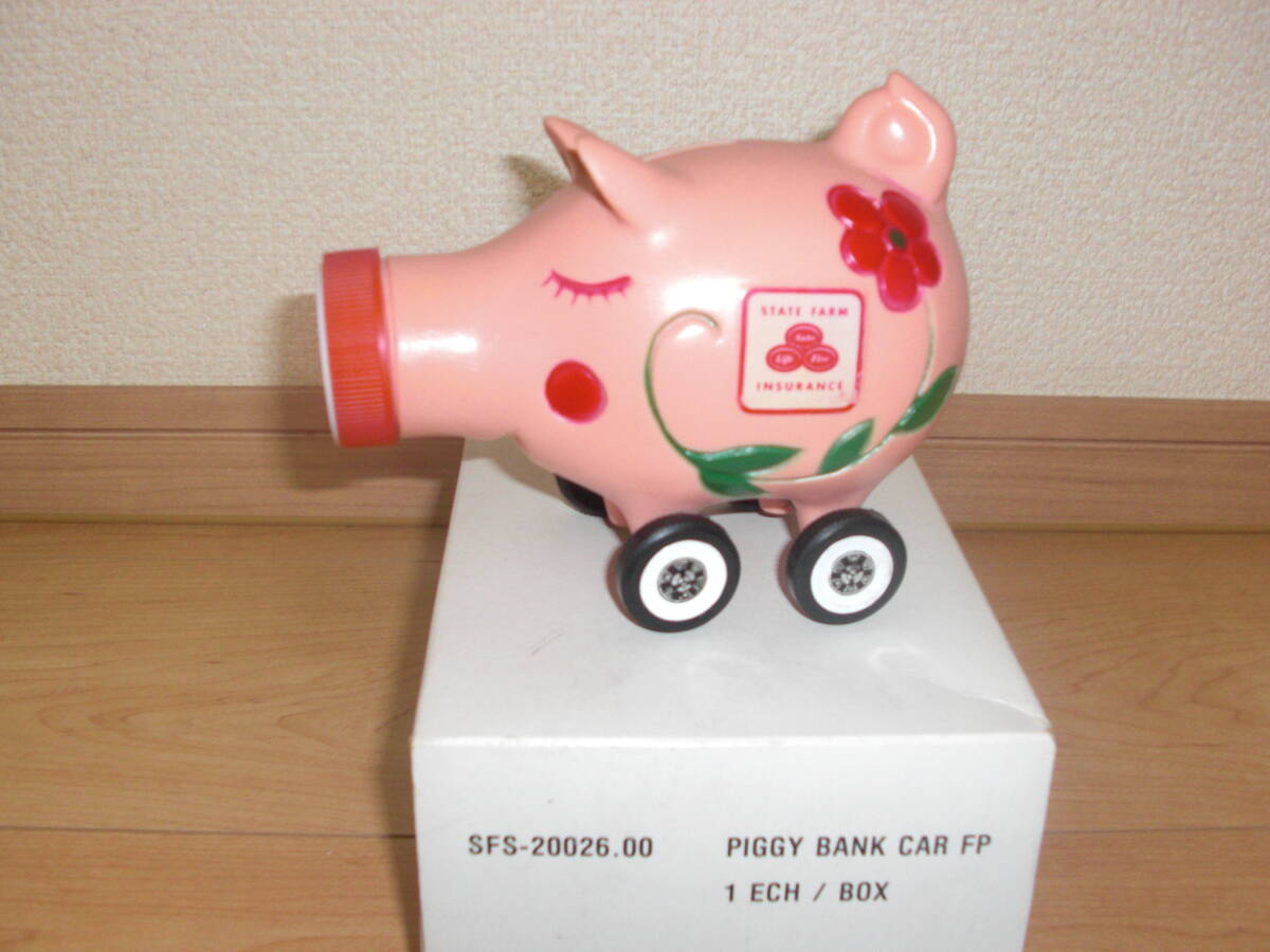 70s ビンテージ ピギーバンク デッドストック コインバンク アドバタイジング 企業物 アメトイ ブタ 貯金箱 拍卖