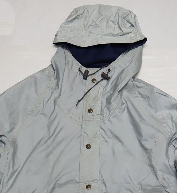 NJ96コロンビアCOLUMBIAアメリカ古着アメリカ製ナイロンXゴアテックスジャケット80'Sビンテージ旧ロゴ旧タグLグレー系マウンテンパーカー拍卖