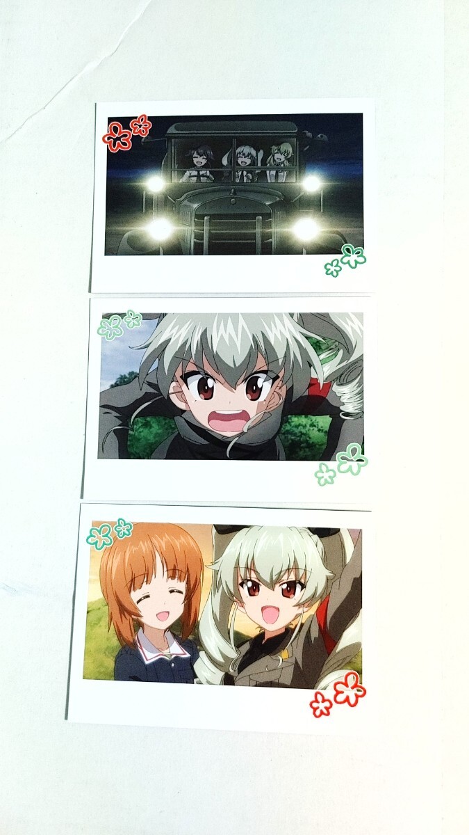 送料110円or185円追跡付 アンチョビ カルパッチョ ペパロニ チェキ風コレクションカード ガールズ&パンツァー10th ドン・キホーテ拍卖