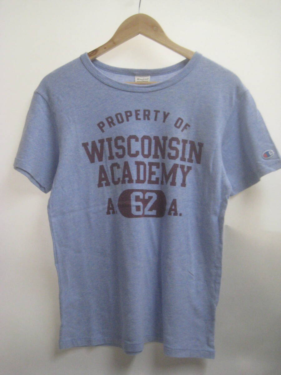 一点物!! Champion チャンピオン プリント Tシャツ WISCONSIN ACADEMY 良柄 ナンバリング アメカジ系 サイズ SMALL拍卖