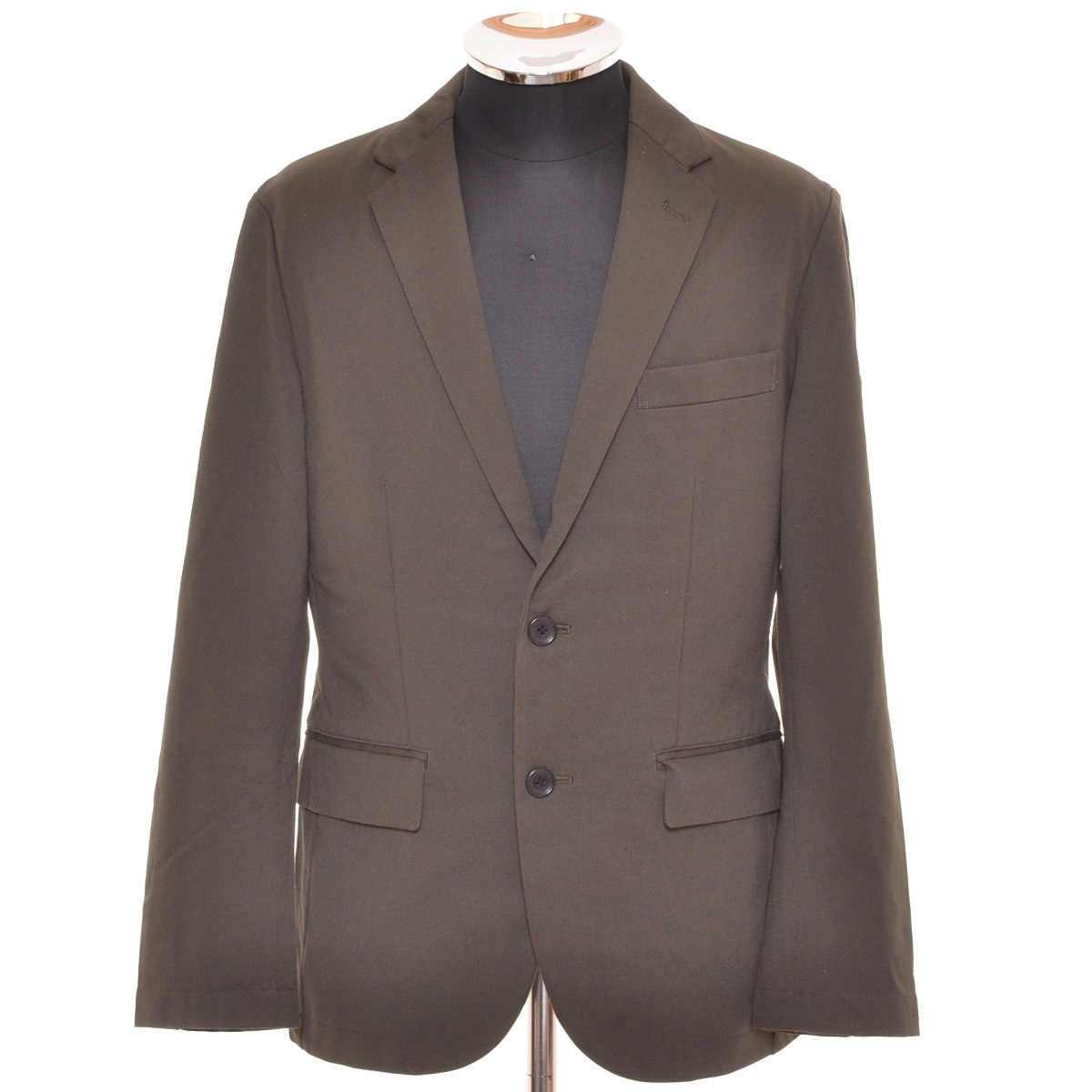 〇455907 UNITED ARROWS ユナイテッドアローズ ○テーラードジャケット アンコン サイズS メンズ グリーン拍卖