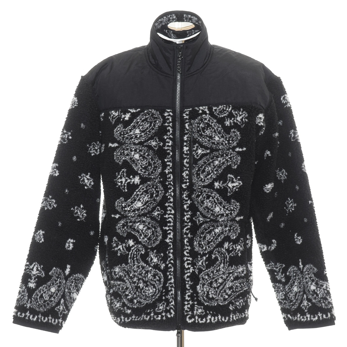 ●502948 ELEPHANT BRAND エレファントブランド ●ボアフリースジャケット バンダナ SHIPS別注 EBSP1210601 サイズM メンズ ブラック拍卖