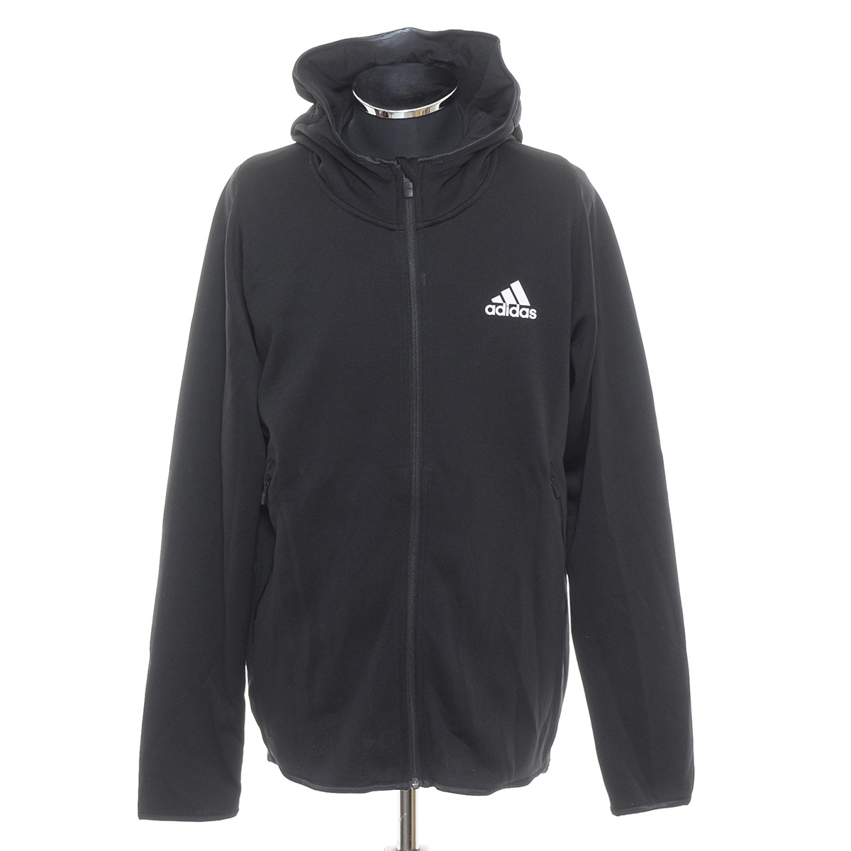 ●501872 adidas アディダス ●パーカー M4T クライマウォーム フルZIPフーディ DZ7402 サイズO メンズ ブラック拍卖