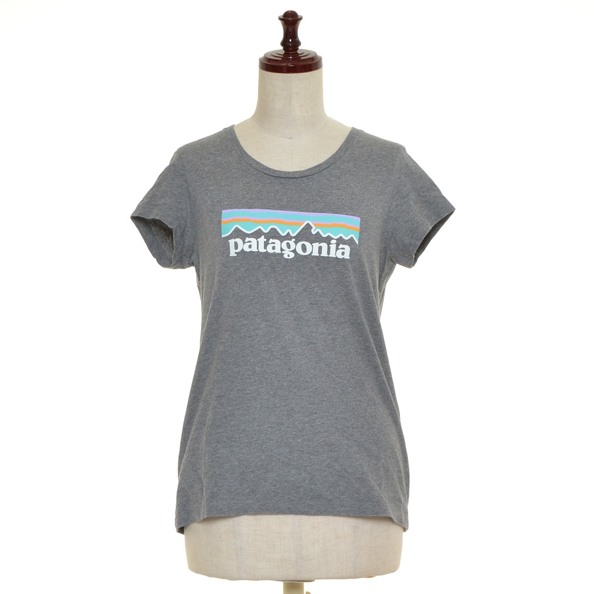 □474872 Patagonia パタゴニア ○半袖Tシャツ パステル・P-6 ロゴ・オーガニック 62157 サイズXL(14) キッズ 子ども 女の子拍卖