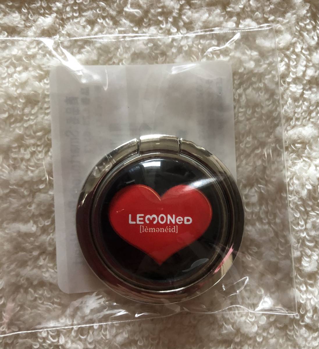 完売☆XJAPAN☆hide☆ブラックハートスマートフォンリング☆新品未開封拍卖