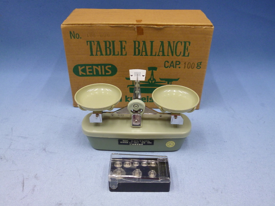 ケニス 上ざらてんびん 100g KENIS TABLE BALANCE 科学共栄社拍卖
