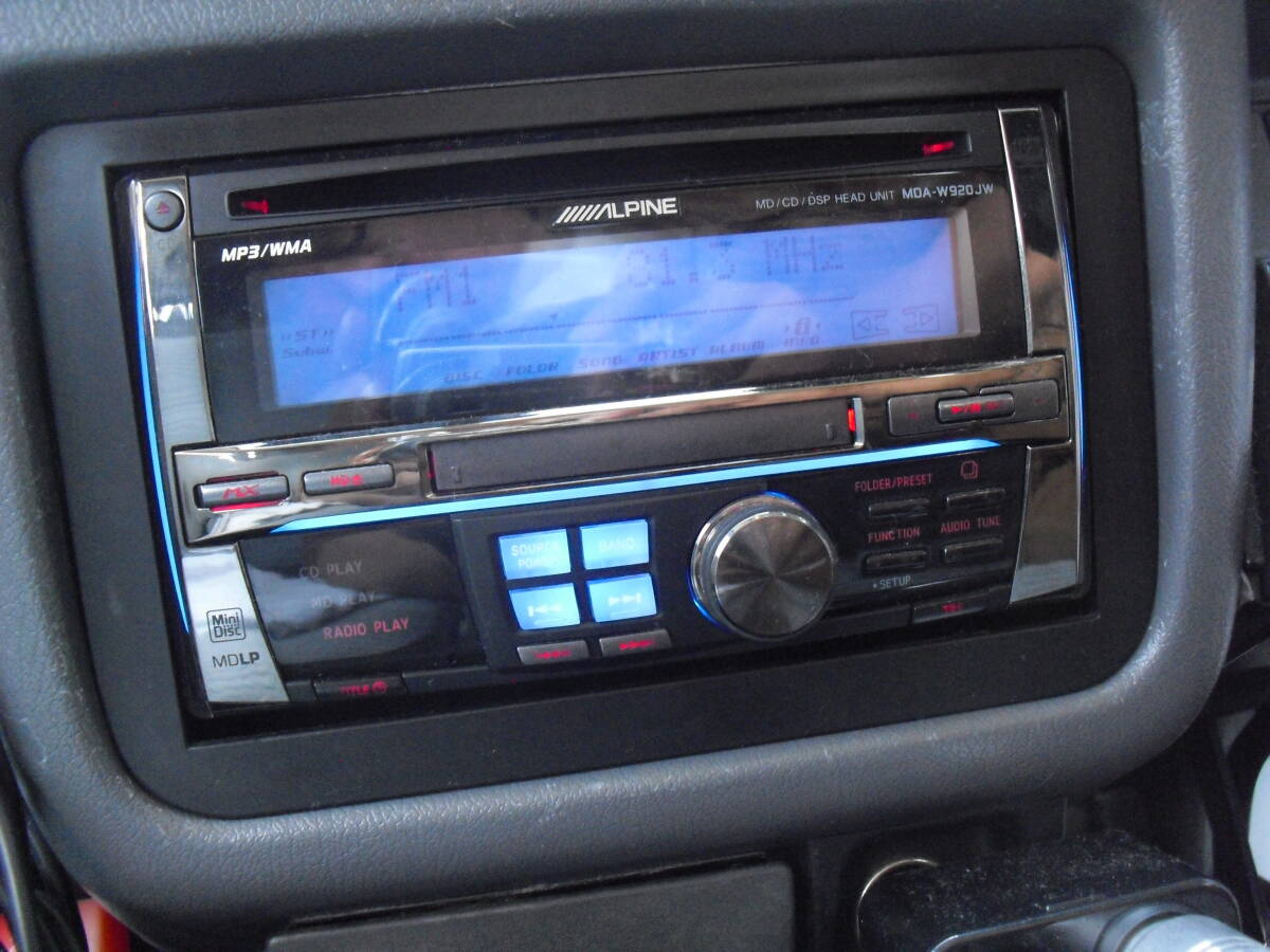 【送料無料!!】ALPINE (アルパイン)CD./MDプレーヤー MDA-W920JW ジャンク扱いで・・・【売り切り!!】拍卖