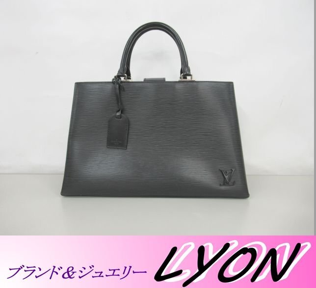 【ルイヴィトン】LOUIS VUITTON エピ クレベール ノワール ハンドバッグ トートバッグ拍卖