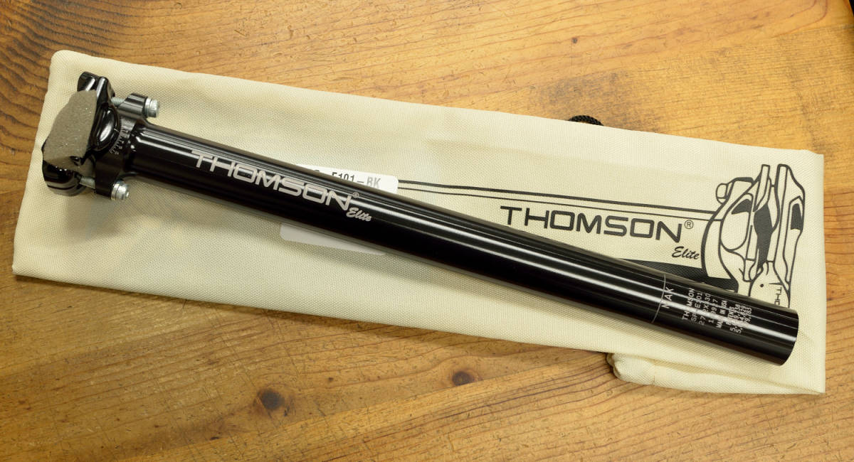 THOMSON ELITE SEATPOST 27.2mm 330mm Black 国内正規品 ブラック/エリートシートポスト/トムソン/エリート拍卖