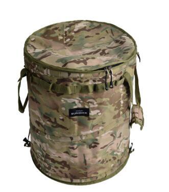 キャンプ用ゴミ箱 62L 大容量 折りたたみ アウトドアバケツ 薪入れ 落ち葉袋 多用途 収納バッグ コンパクト 携帯 アウトドア 緑迷彩拍卖