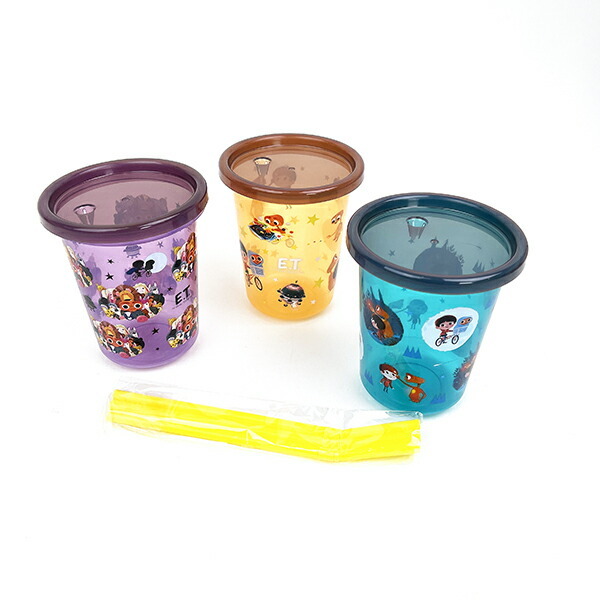 ディズニー E.T. ストロー付タンブラー 3個セット 食器 ランチ Disney拍卖