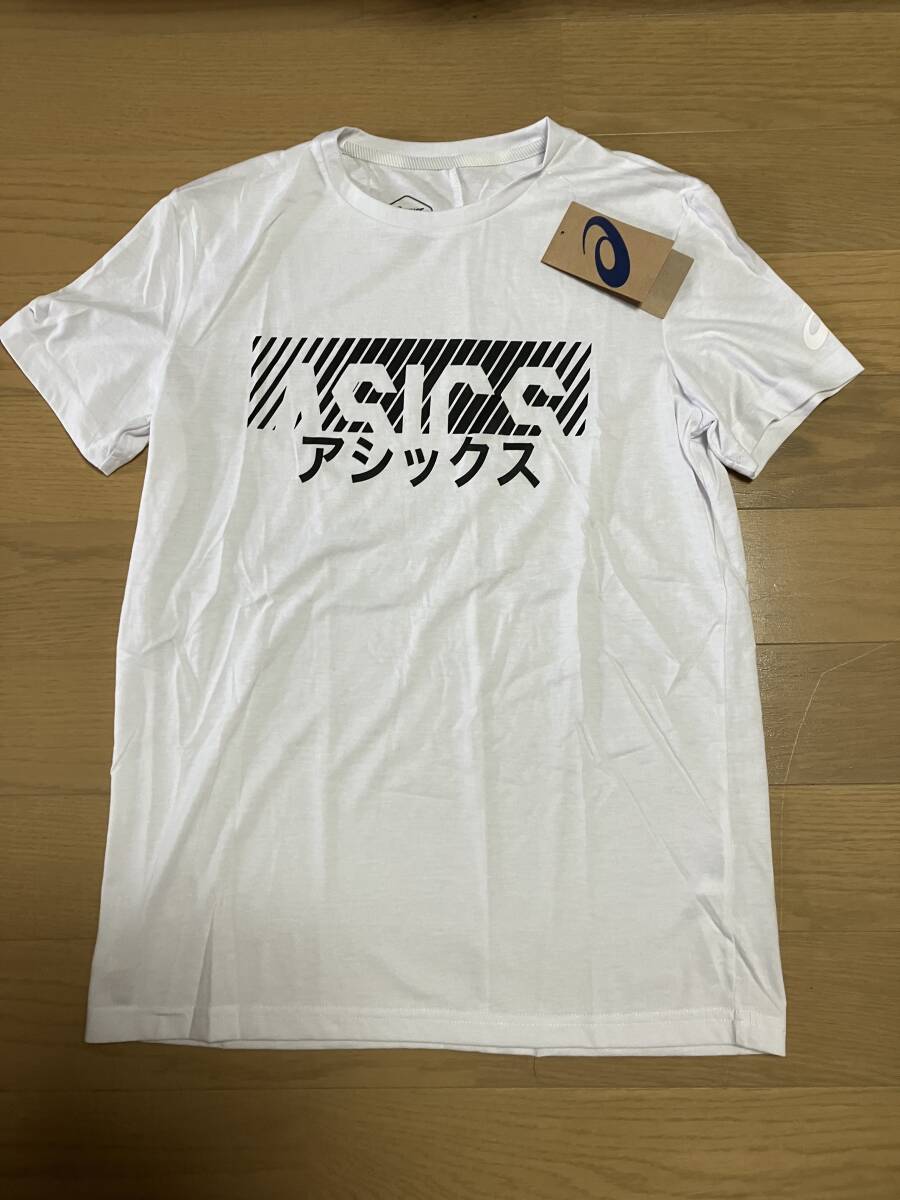 ASICS メンズ ショートスリーブ ホワイトL 新品 ☆決算セール★拍卖