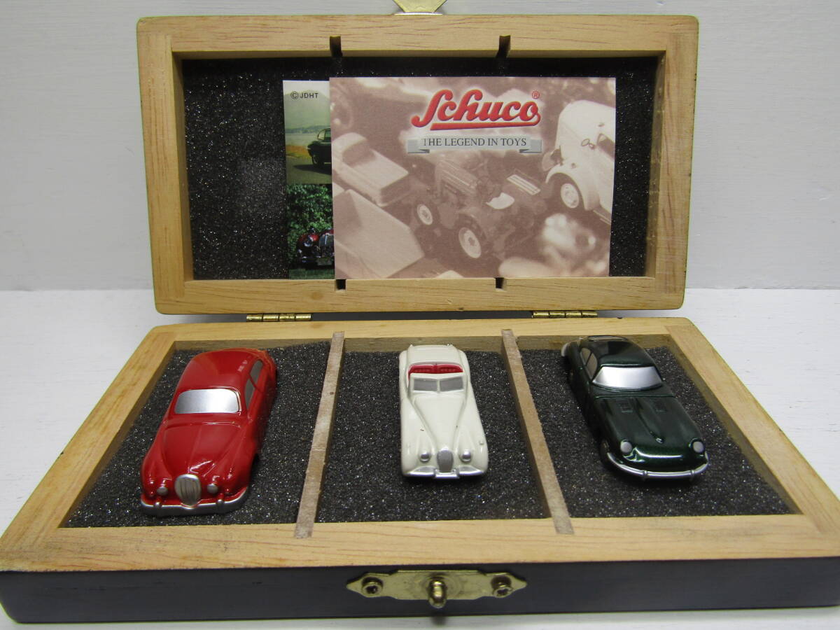 Schuco Piccolo set 1/90 シュコー ピッコロ セット ジャガー JAGUR MKⅡ 1959 E-Type 1961 XK120 1948 GB 当時物 ドイツ製 Germany 拍卖