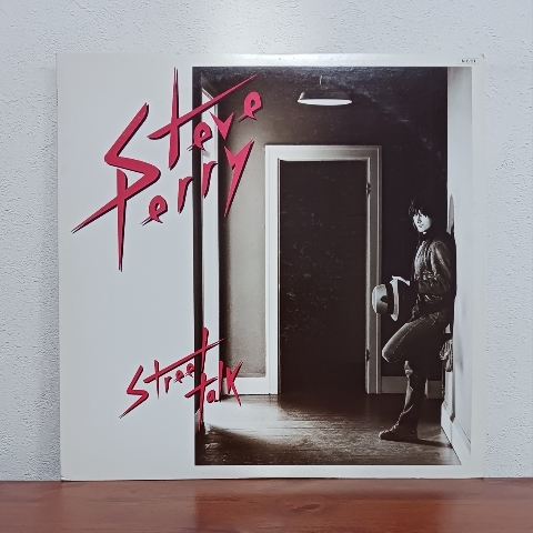 LP/ スティーヴ・ペリー☆STEVE PERRY「ストリート・トーク / STREET TALK」ステッカー付 / Oh,シェリー フーリッシュ・ハート拍卖