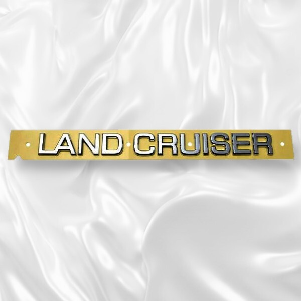 トヨタ 海外仕様 LAND CRUISER リア エンブレム ランクルプラド120 120プラド ランドクルーザープラド 120系 リアエンブレム 新品拍卖